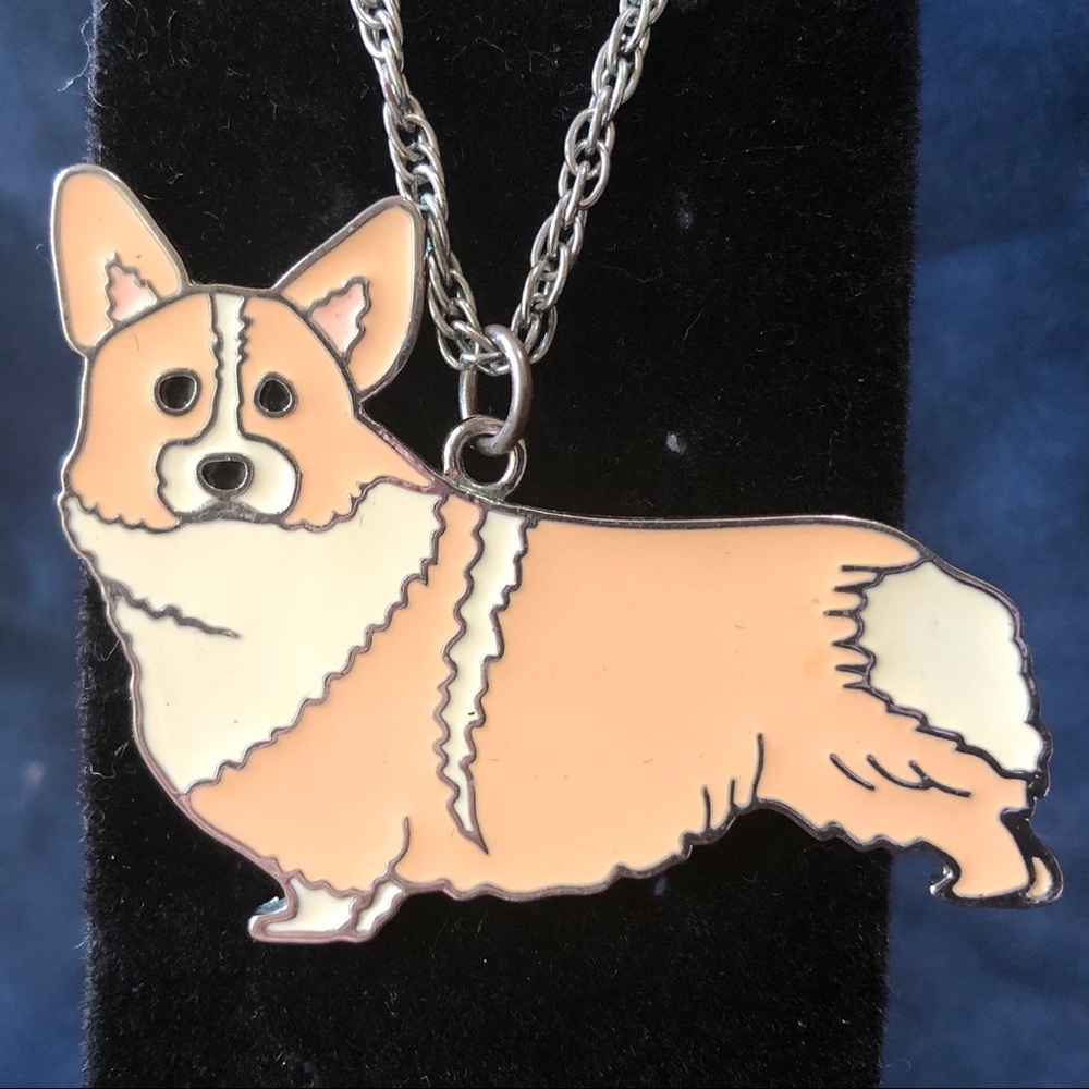 2/$30 - Anna Lou Of London Corgi Necklace
